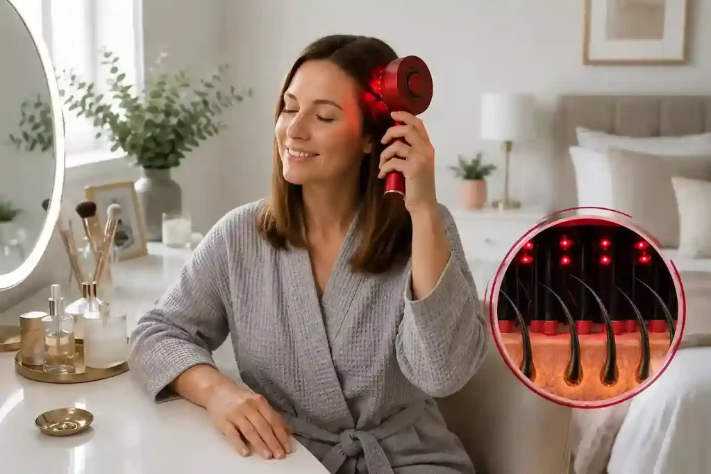 Rovay red light scalp brush