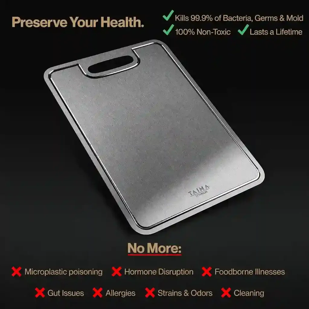 Taima pure titanium chopping board
