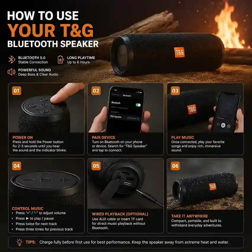 Ton and Groove Bluetooth Speaker