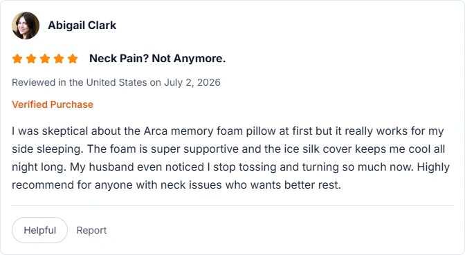 amazon Arca Pillow review