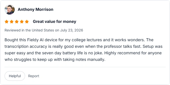 amazon review