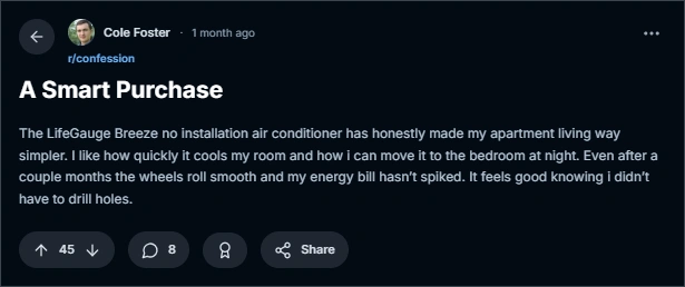 reddit LifeGauge Breeze reviews