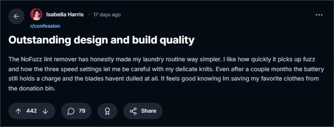 reddit review