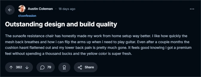 reddit review