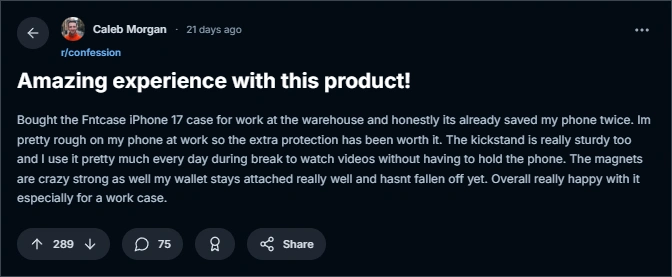reddit review