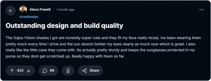 reddit review