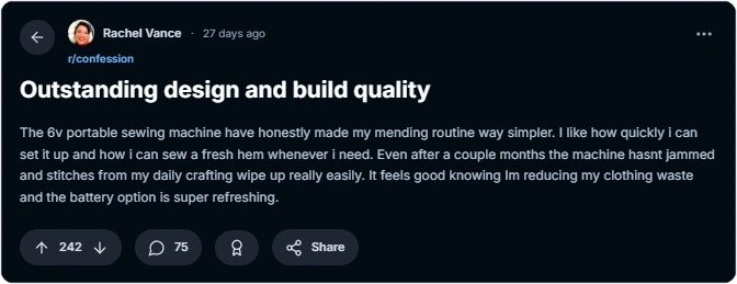 reddit review