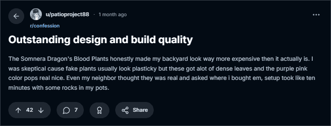 reddit review