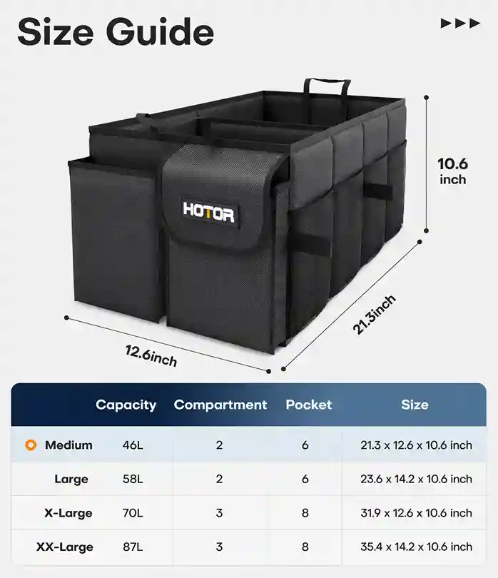 HOTOR Trunk Car Organizer Reviews
