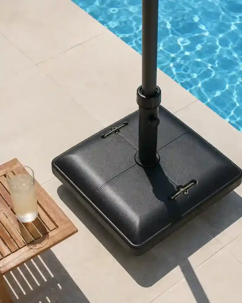 weighted mobile umbrella base