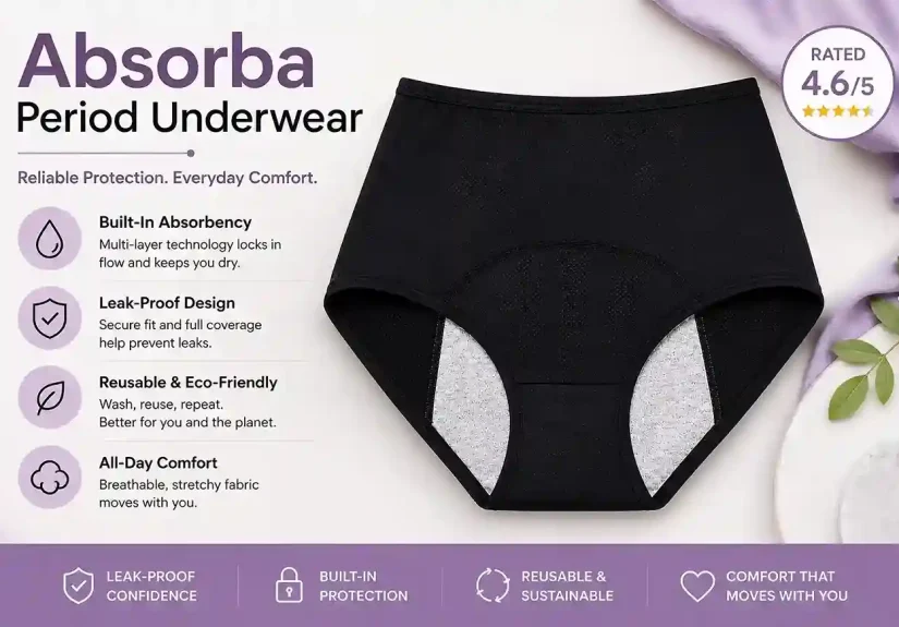 Absorba Period Underwear Reviews