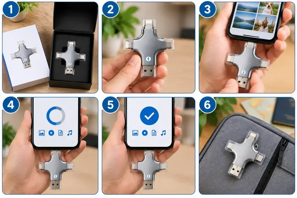 Clickfree steps