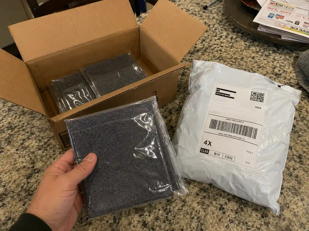 Drivio Nano Scratch Cloth unboxing package