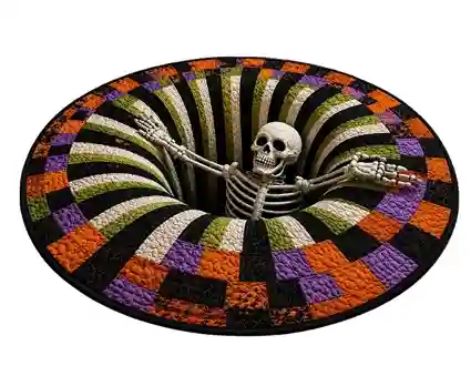 Shirem 3D Halloween Rug 