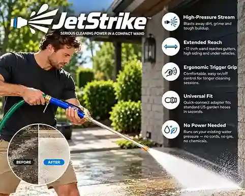 Jet Strike Water Hose Features