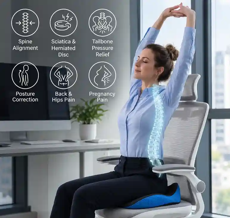 Serene Sitz office chair pillow
