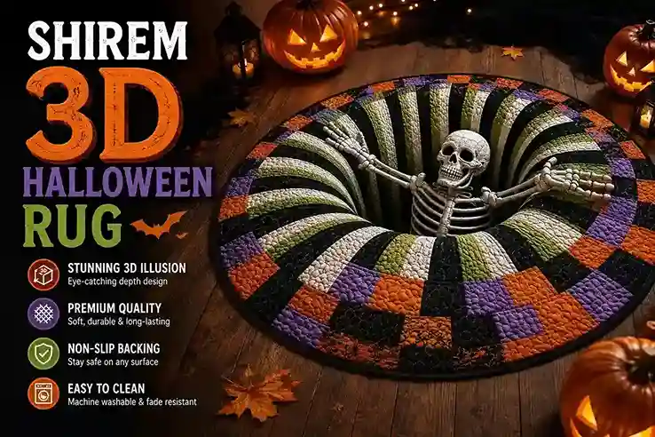 Shirem 3D Halloween Rug Reviews