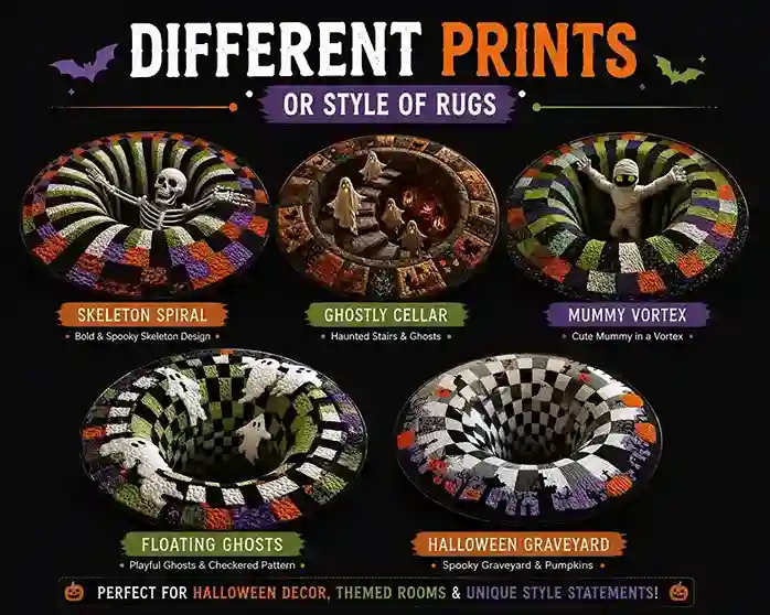 Shirem 3D abyss floor rug