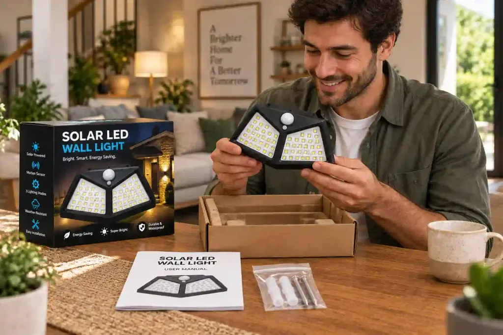 Solar bright lights unboxing