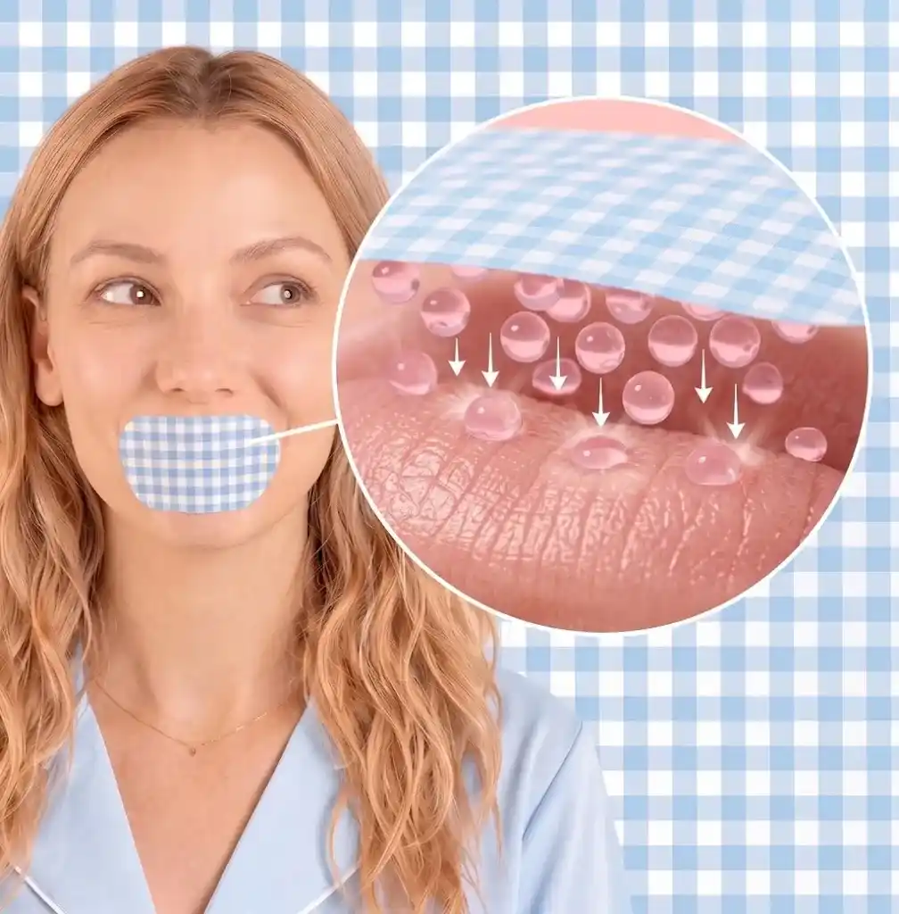 Ugly Sleep Club lip hydration tape