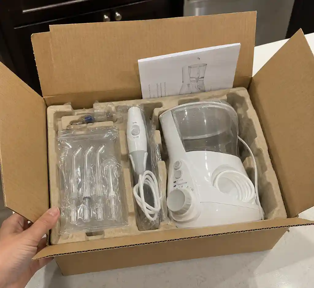 Waterpik Aquarius water flosser Unboxing