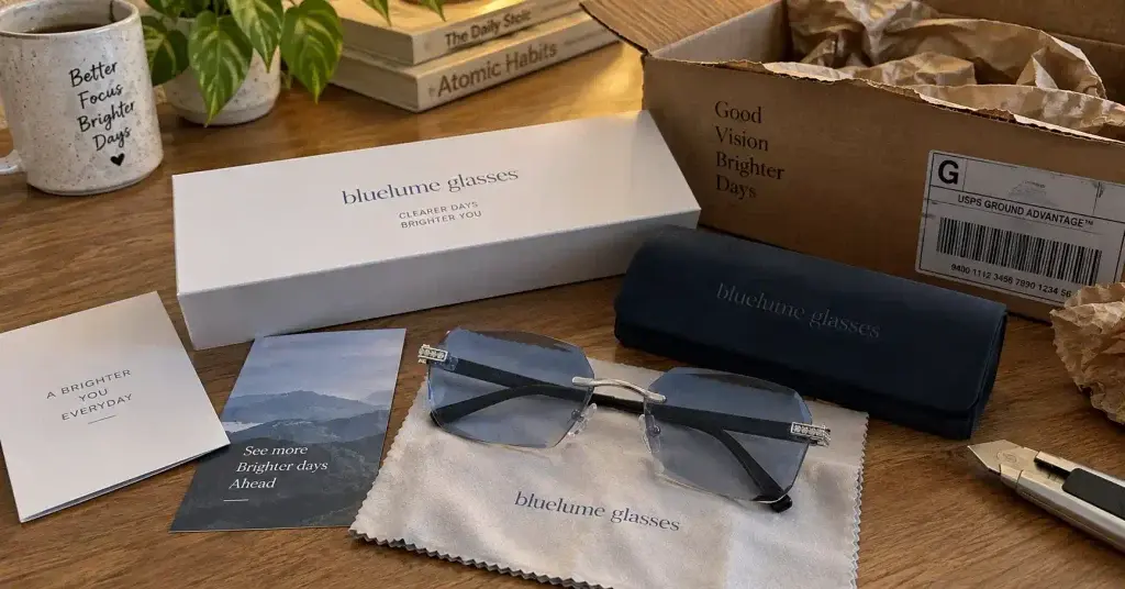bluelume glasses unboxing