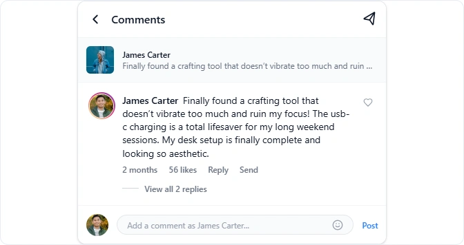 user reviews from instagram
