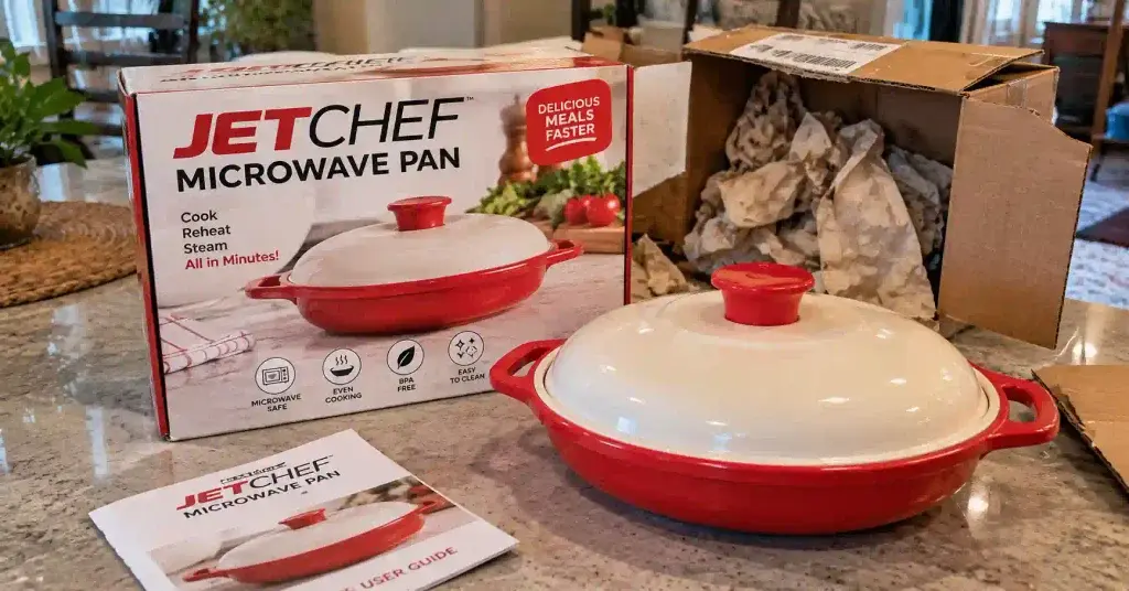 jetchef microwave pan unboxing