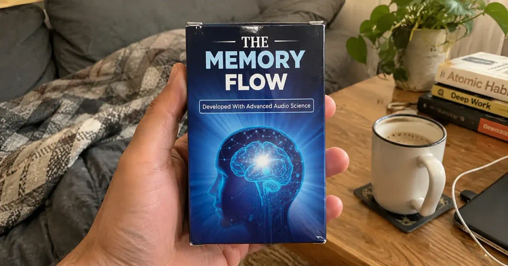 memoryflow product in hand