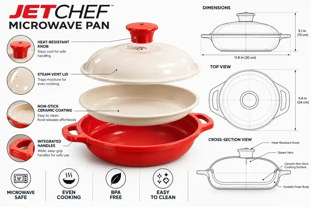 microwave jetchef pan
