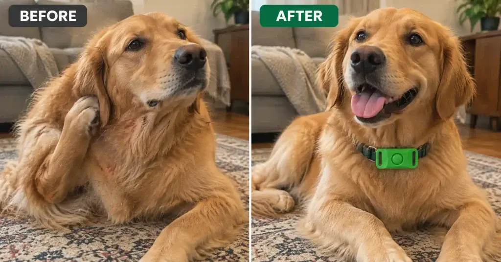 pest shield tag before after
