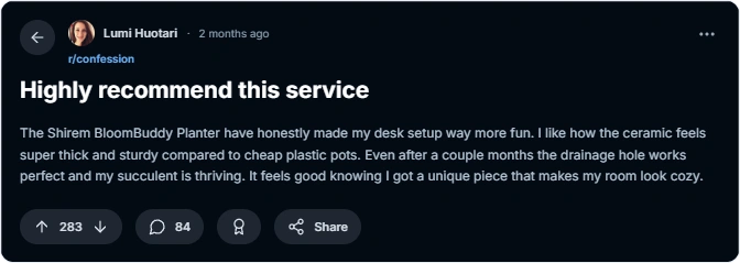 reddit review