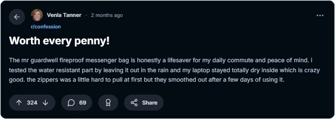 reddit review