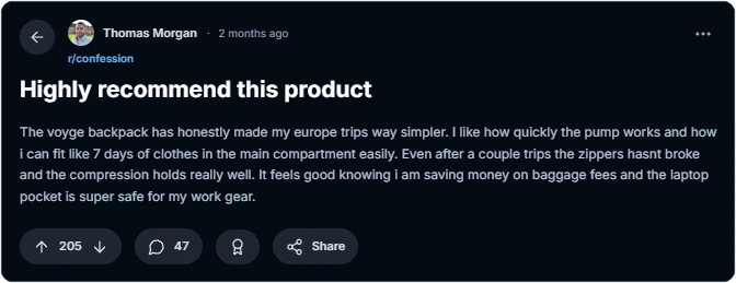 reddit review
