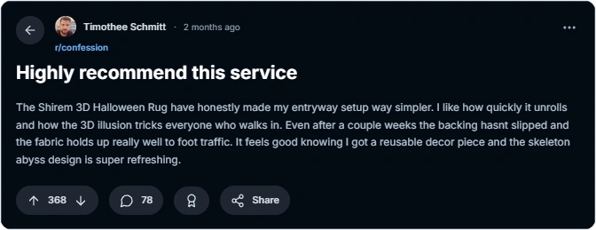 reddit review
