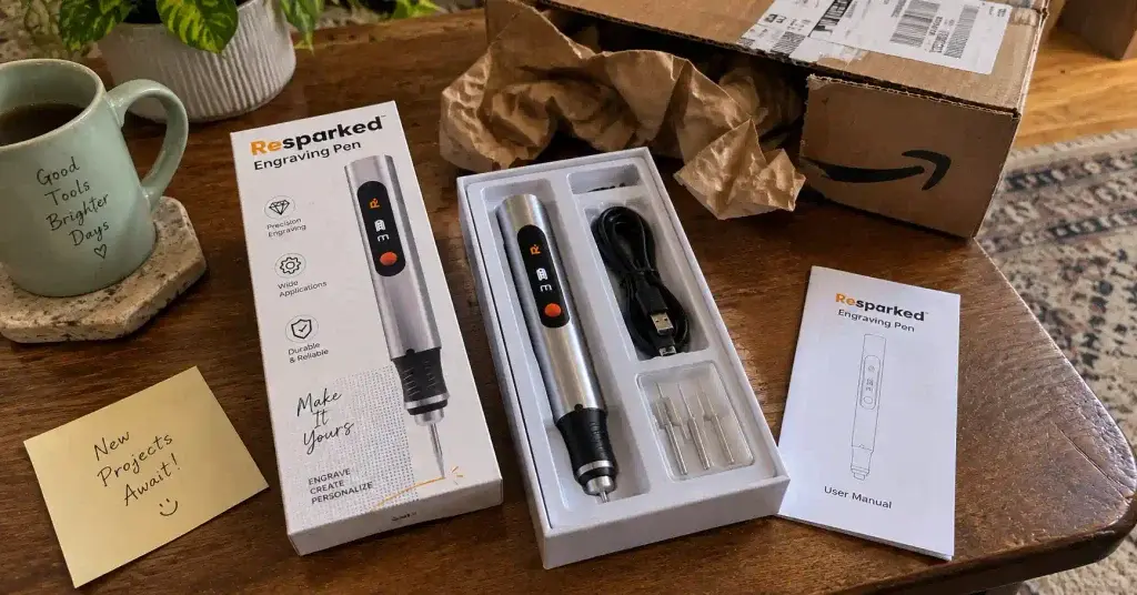 resparked engraving pen unboxing