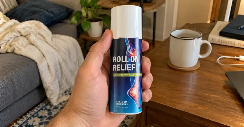 roll on relief in hand
