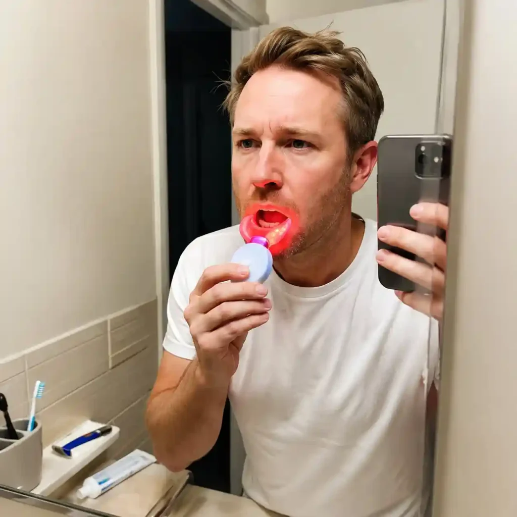 toothcare gum light testing
