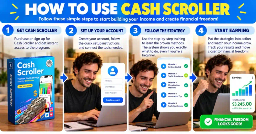 CashScroller book use