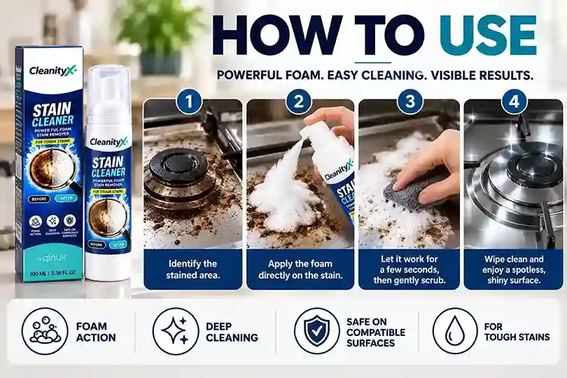 CleanityX cleaning foam