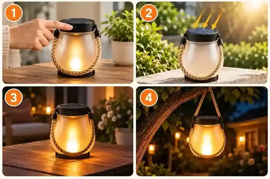 DayJar outdoor solar lights