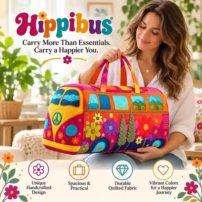 Hippie Bus travel bag