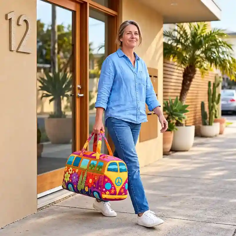 HippieBus tote
