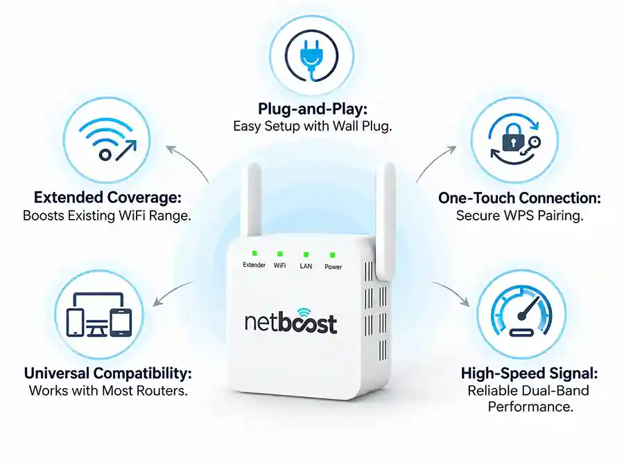 NetBoost Pro Wifi Extender