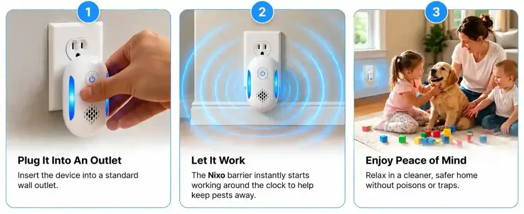 Nixo ultrasonic pest control