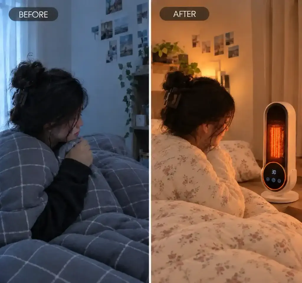 before after Heatomi