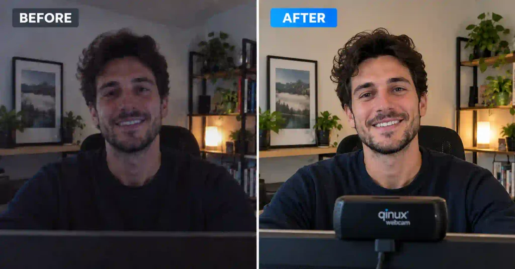 before and after camera view