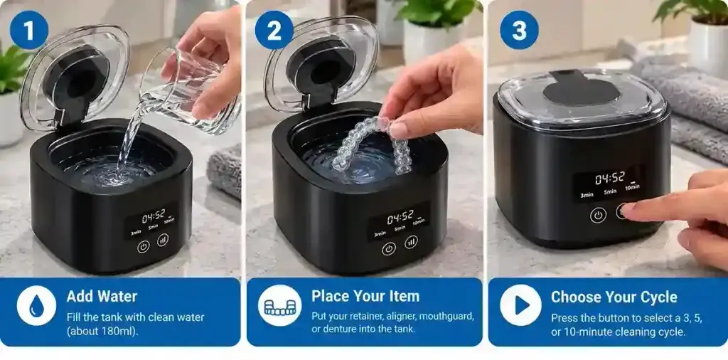 how to use dentasonic