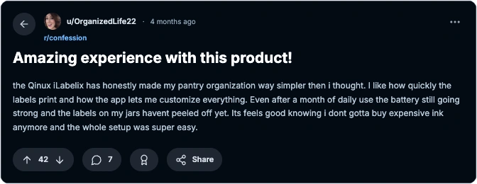reddit review