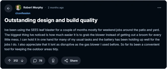 reddit review